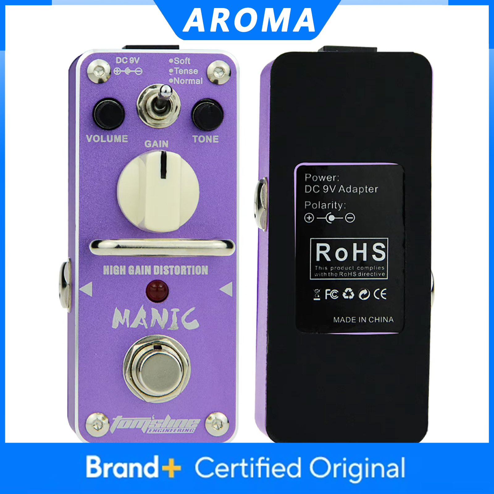 Diy Guitar Electronics - AROMA AMC-3 Guitar MANIC High Gain
