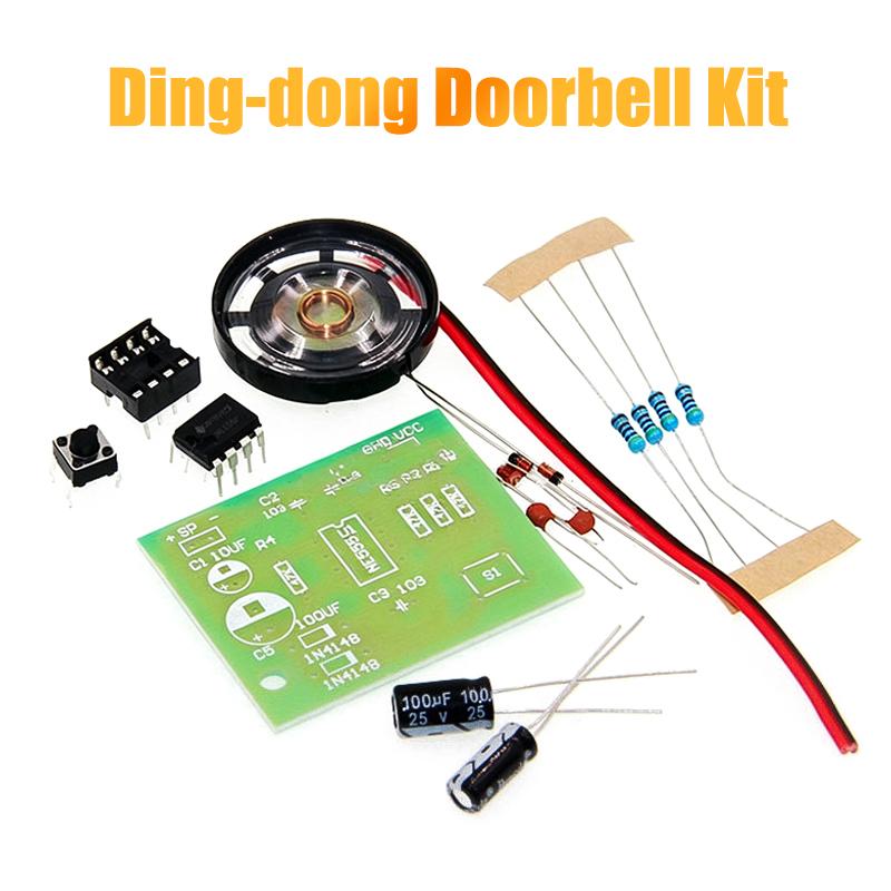 Diy Electronics Course - Dual Tone Ding Dong NE555 Doorbell