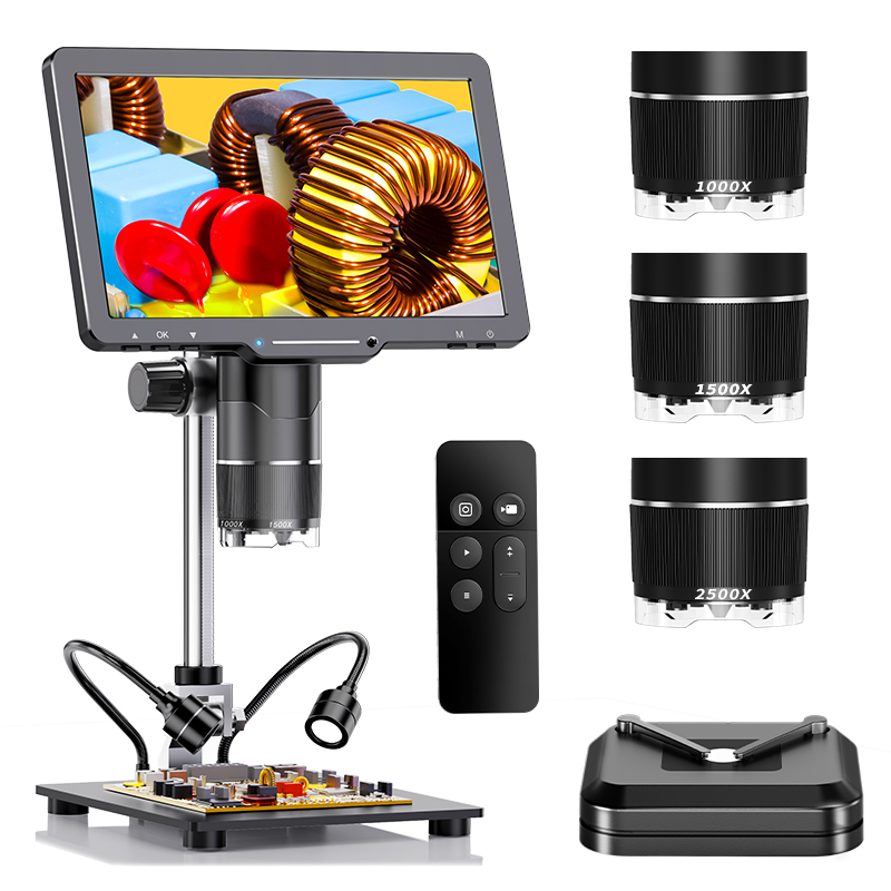 Diy Microscope For Electronics Repair - 2500X HDMI Digital Microscope 3 Lens