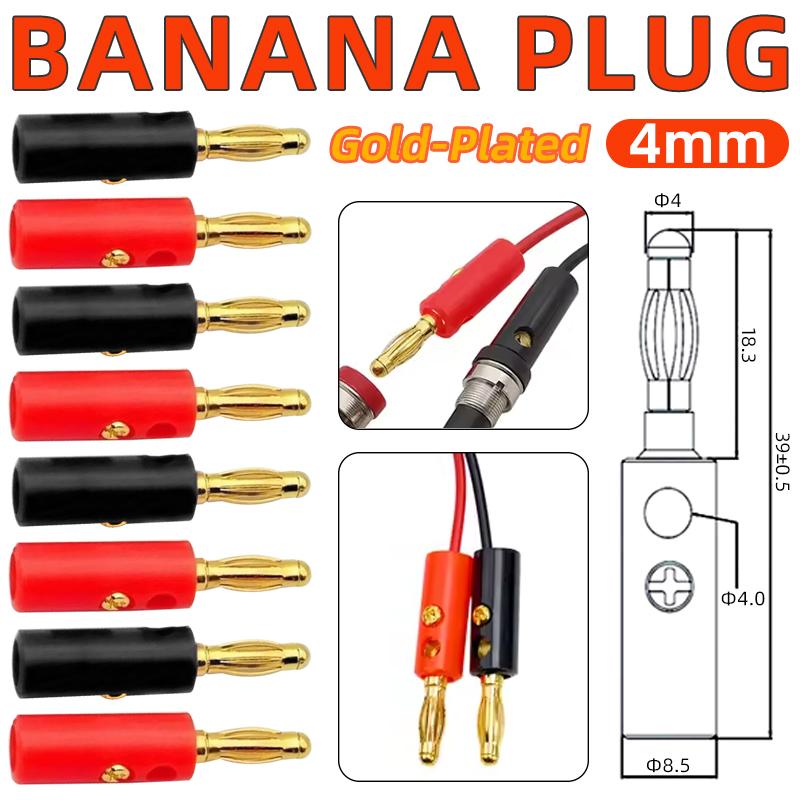 Diy Audio Electronics Projects - 10Pcs 4MM Banana Plug Socket Terminal