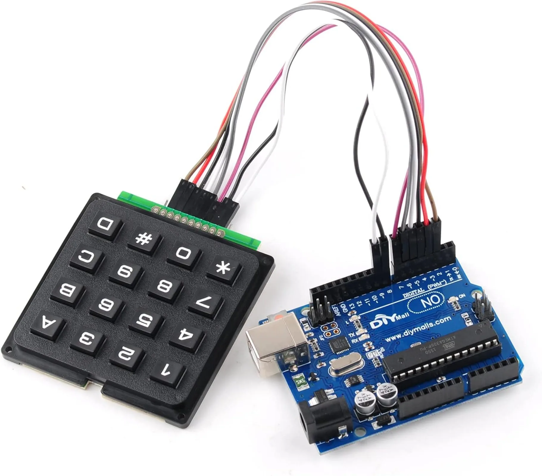 4x4 Matrix Membrane Keypad 16  - огляд і ціна Arduino Diy Electronics