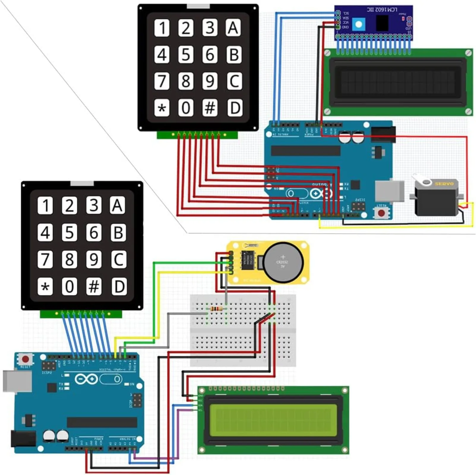 4x4 Matrix Membrane Keypad 16  - огляд і ціна Arduino Diy Electronics