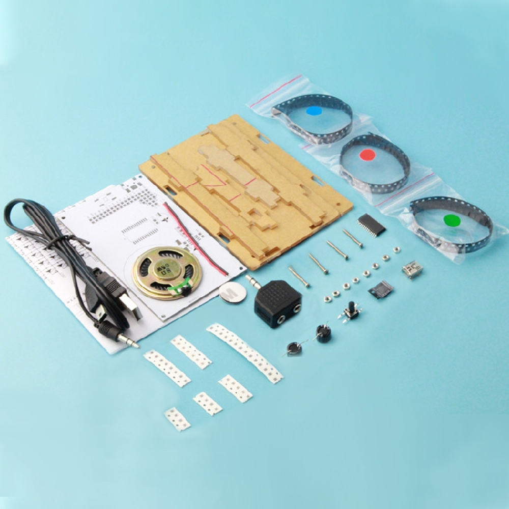 DIY LED Music Spectrum Electro - огляд і ціна Diy Audio Electronics Projects