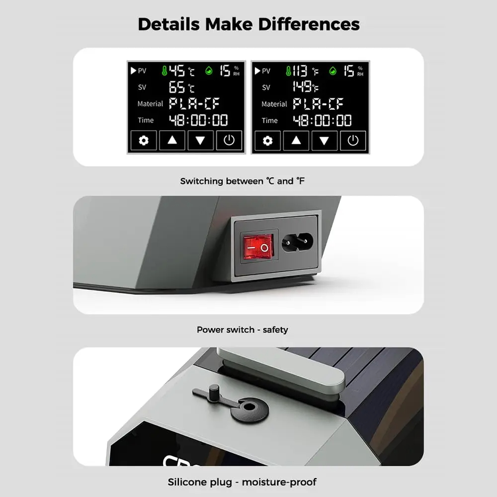 Creality Space Pi Filament Dry - огляд і ціна Creality Printer Ender 3