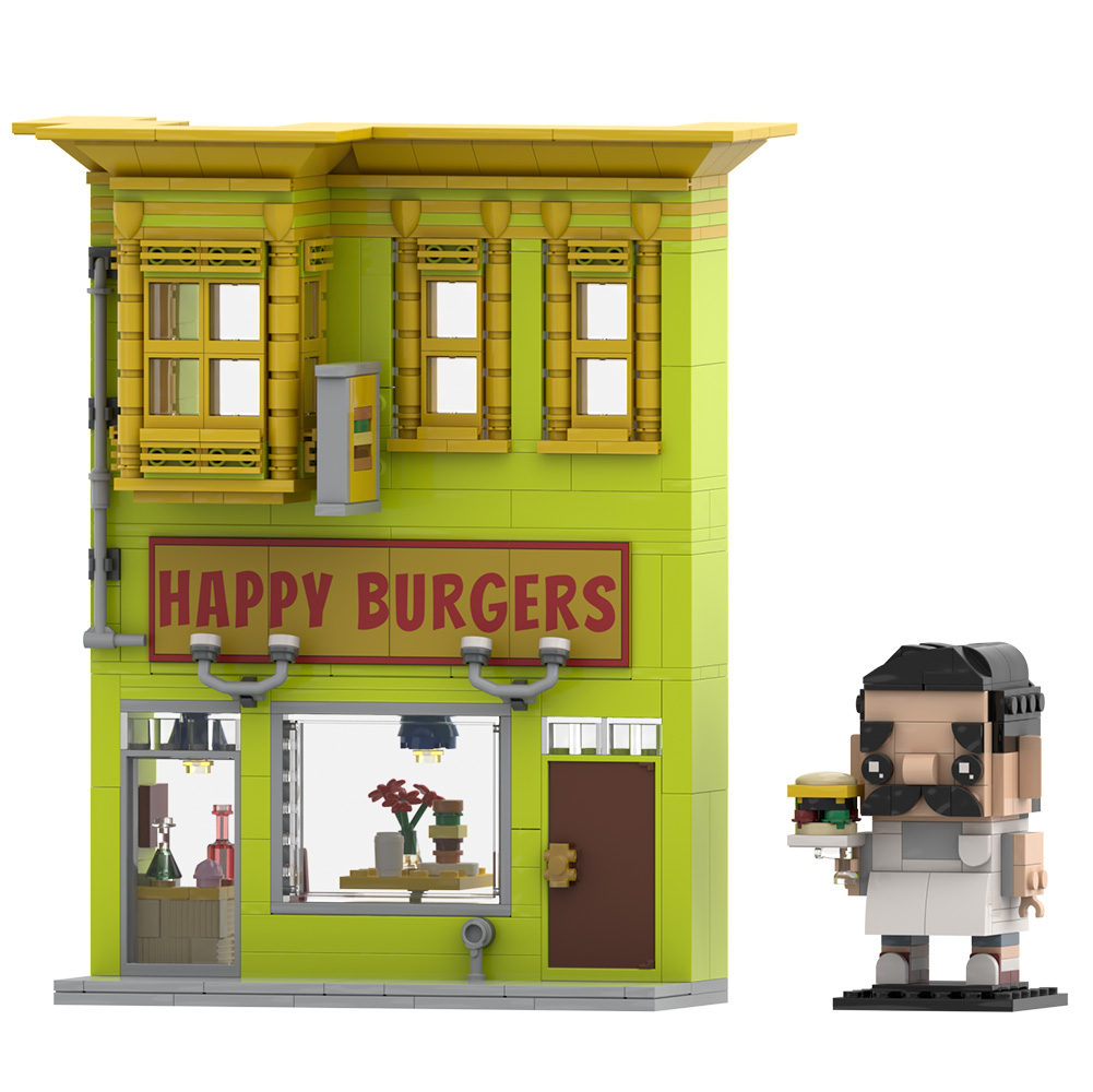 Gobricks MOC Bobs Burgers Buil - огляд і ціна Diy Electronics Shop