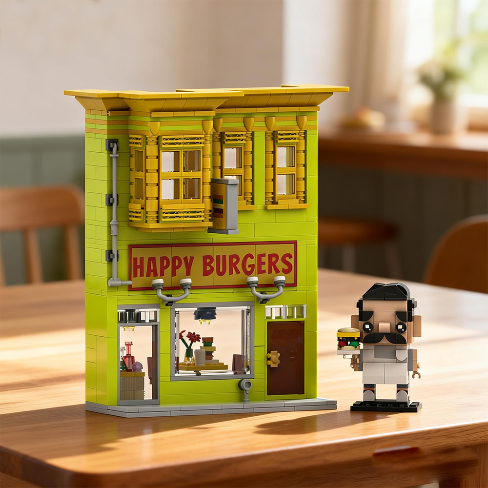 Gobricks MOC Bobs Burgers Buil - огляд і ціна Diy Electronics Shop