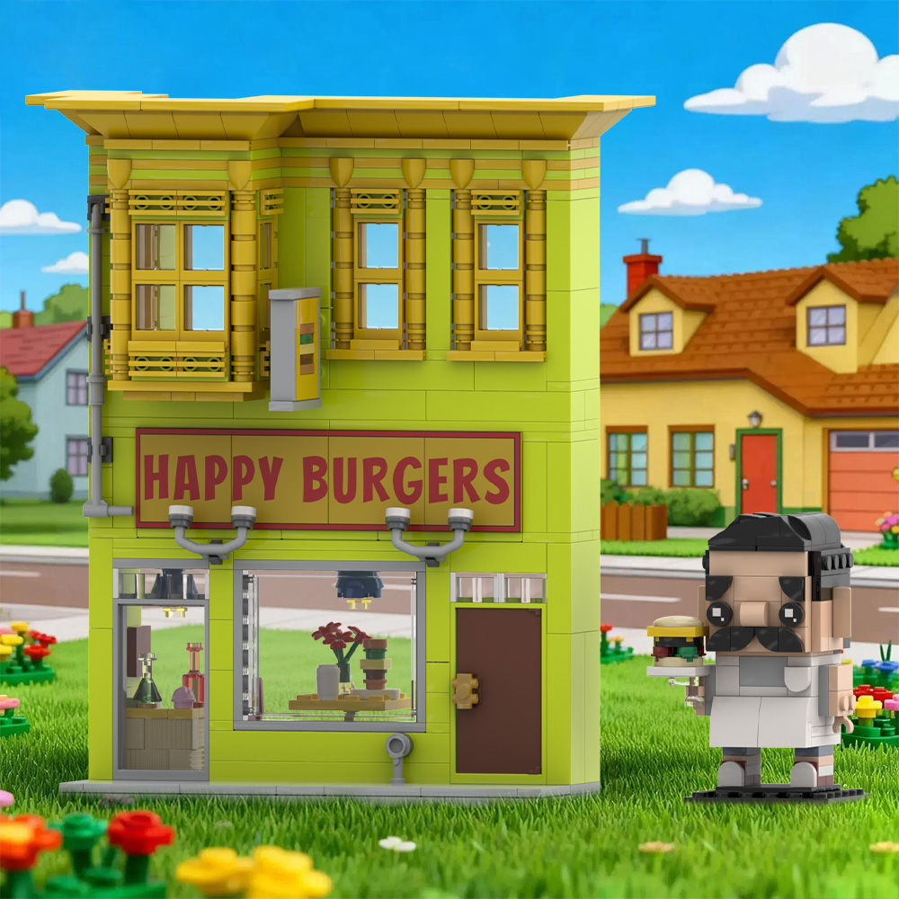 Gobricks MOC Bobs Burgers Buil - огляд і ціна Diy Electronics Shop
