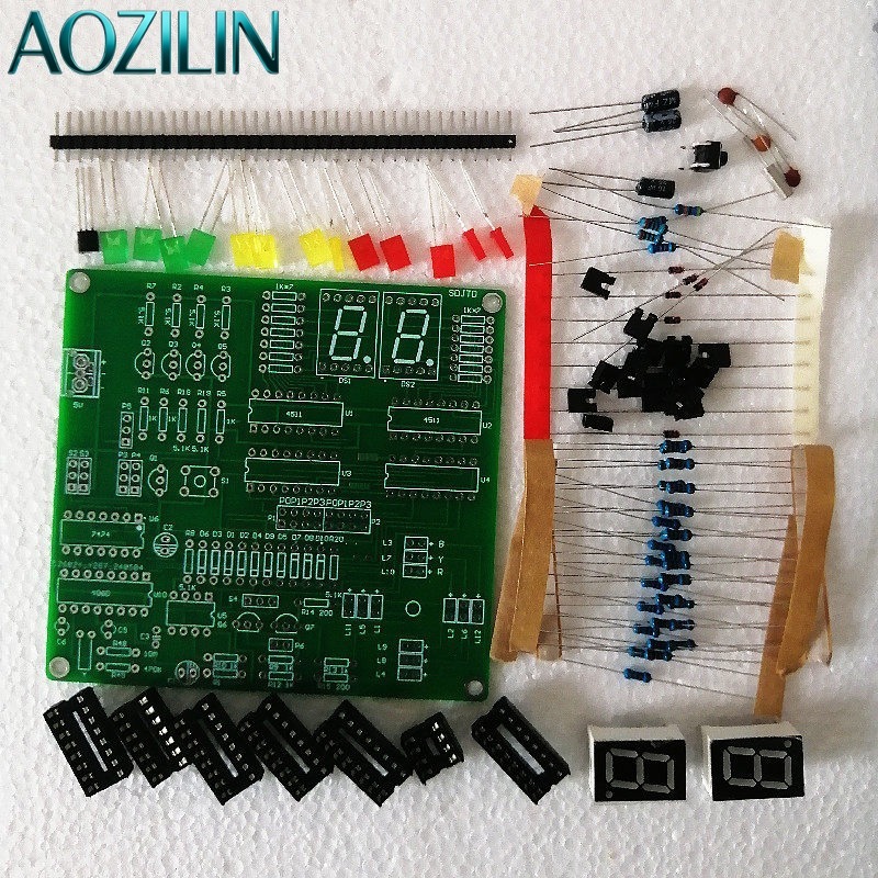 AOZILIN Digital Circuit Traffi - огляд і ціна Diy Electronics Course