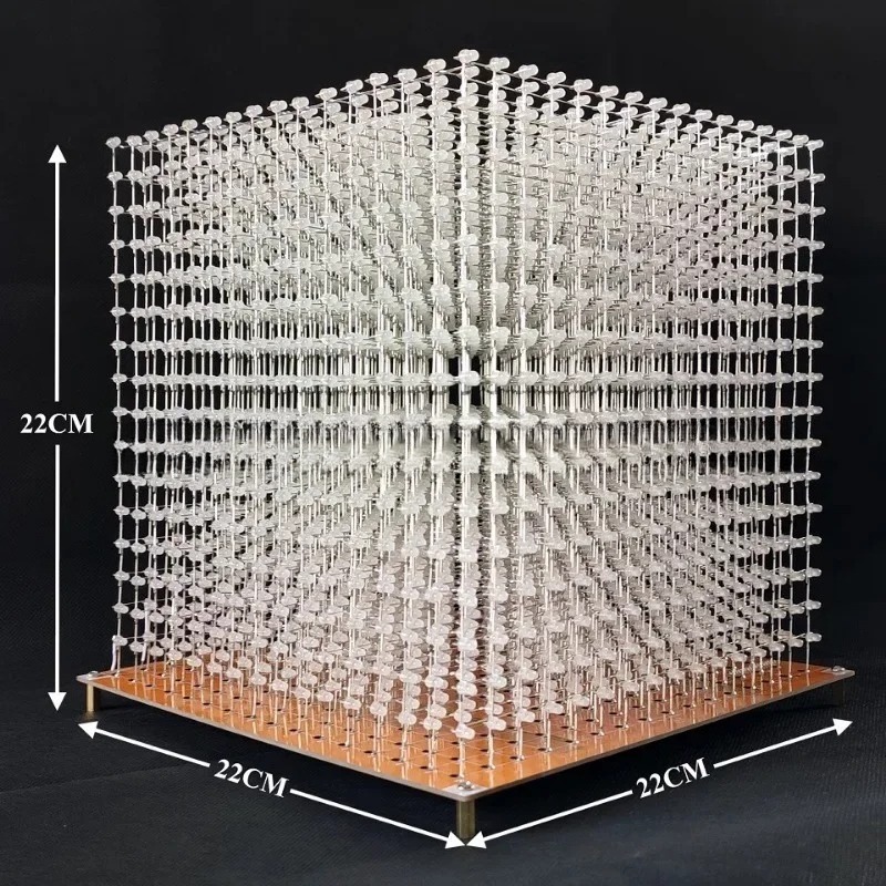 3 D16mini Light Cube Kit 16x16 - огляд і ціна Diy For Electronics