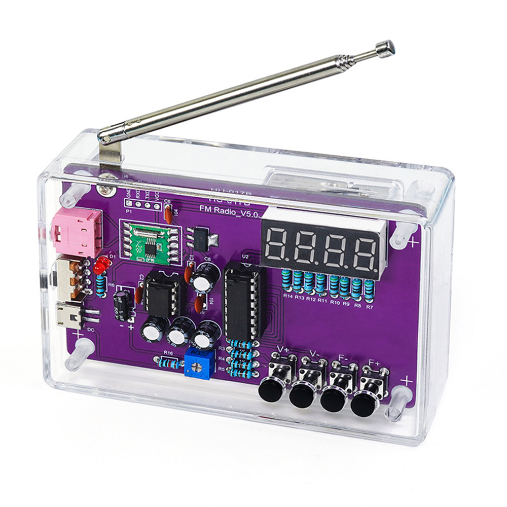 HU-017A/HU-017B Radio Kit, an  - огляд і ціна Diy Electronics Course