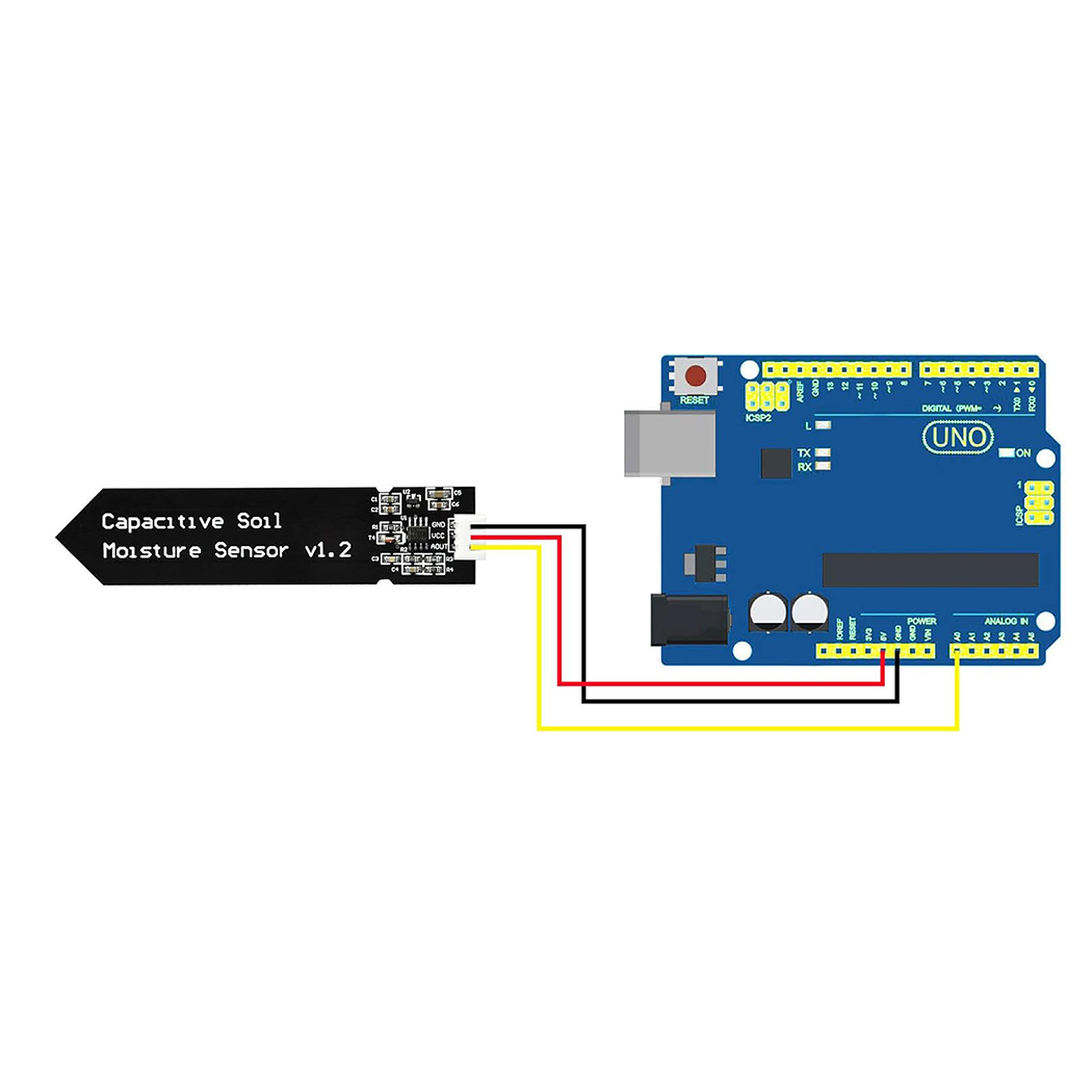 Capacitive Soil Moisture Senso - огляд і ціна Arduino Diy Electronics