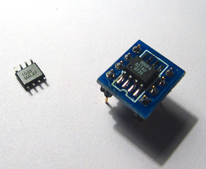 OPA627X2 Single to Dual Op Amp - огляд і ціна Diy Audio Electronics Projects