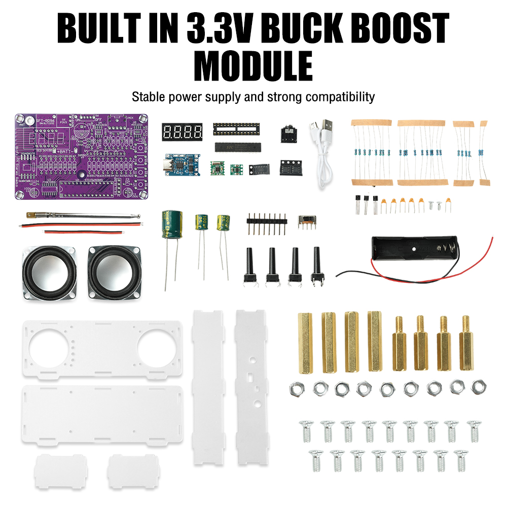 87.5-108MHz Dual-Channel FM Ra - огляд і ціна Diy Audio Electronics Projects