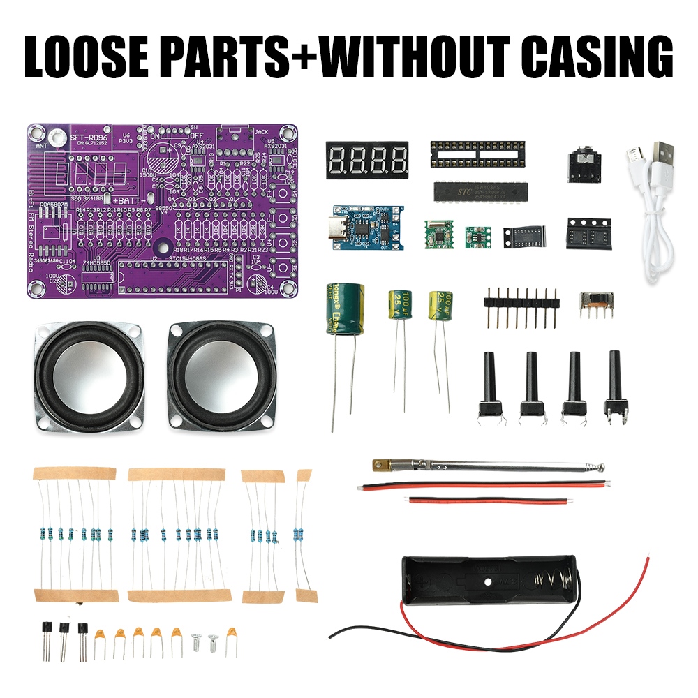 87.5-108MHz Dual-Channel FM Ra - огляд і ціна Diy Audio Electronics Projects