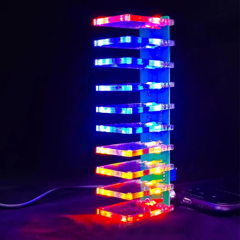 Sound Activated LED Music Spec - огляд і ціна Diy Electronics Course