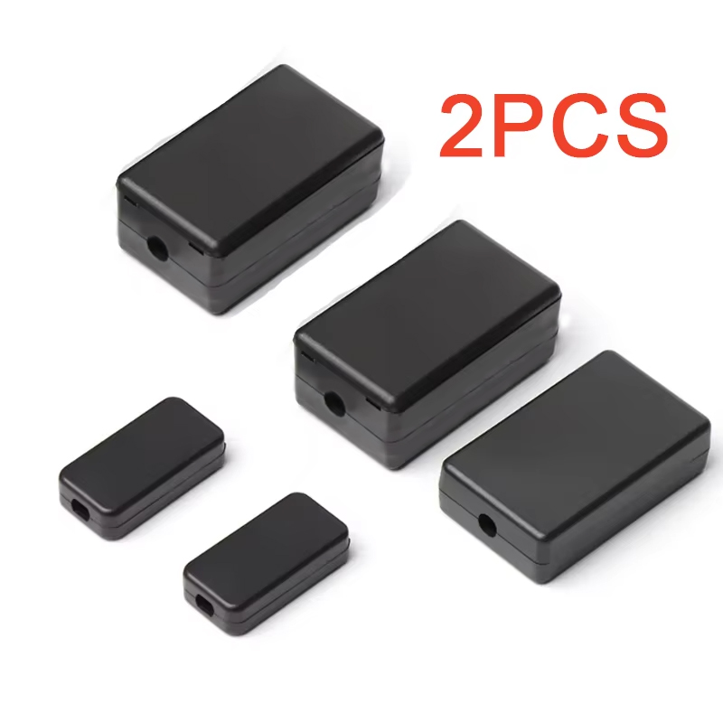 2PCS Plastic Waterproof Black  - огляд і ціна Diy Electronics Storage