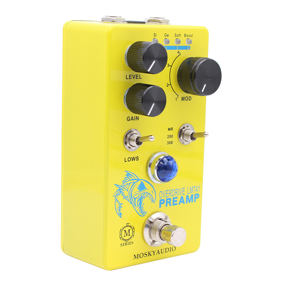 MOSKY LM741 Preamp Guitar Peda - огляд і ціна Diy Guitar Electronics
