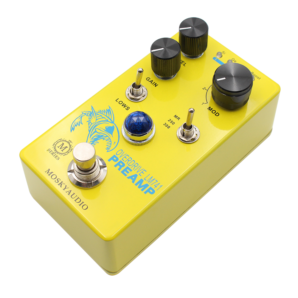 MOSKY LM741 Preamp Guitar Peda - огляд і ціна Diy Guitar Electronics
