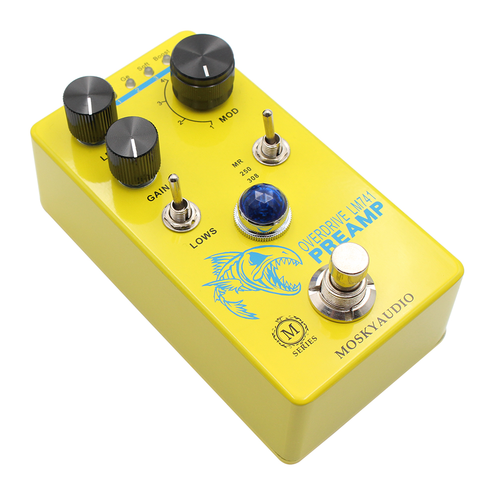 MOSKY LM741 Preamp Guitar Peda - огляд і ціна Diy Guitar Electronics