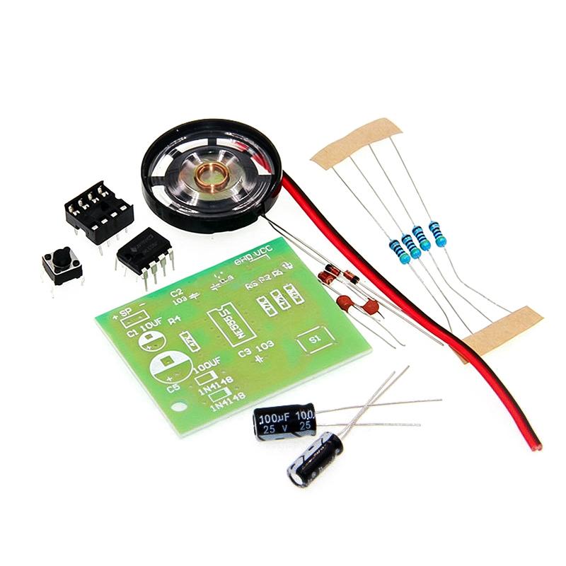 Dual Tone Ding Dong NE555 Door - огляд і ціна Diy Electronics Course