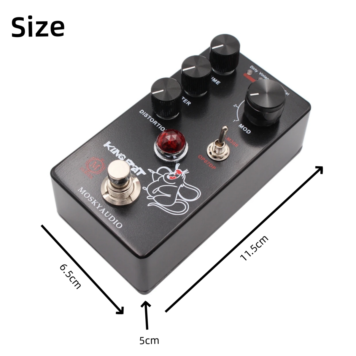 Mosky KING RAT Effects Pedal D - огляд і ціна Diy Guitar Electronics