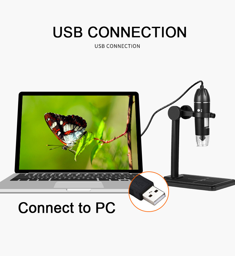USB Digital Microscope 500X/10 - огляд і ціна Diy Electronics Microscope