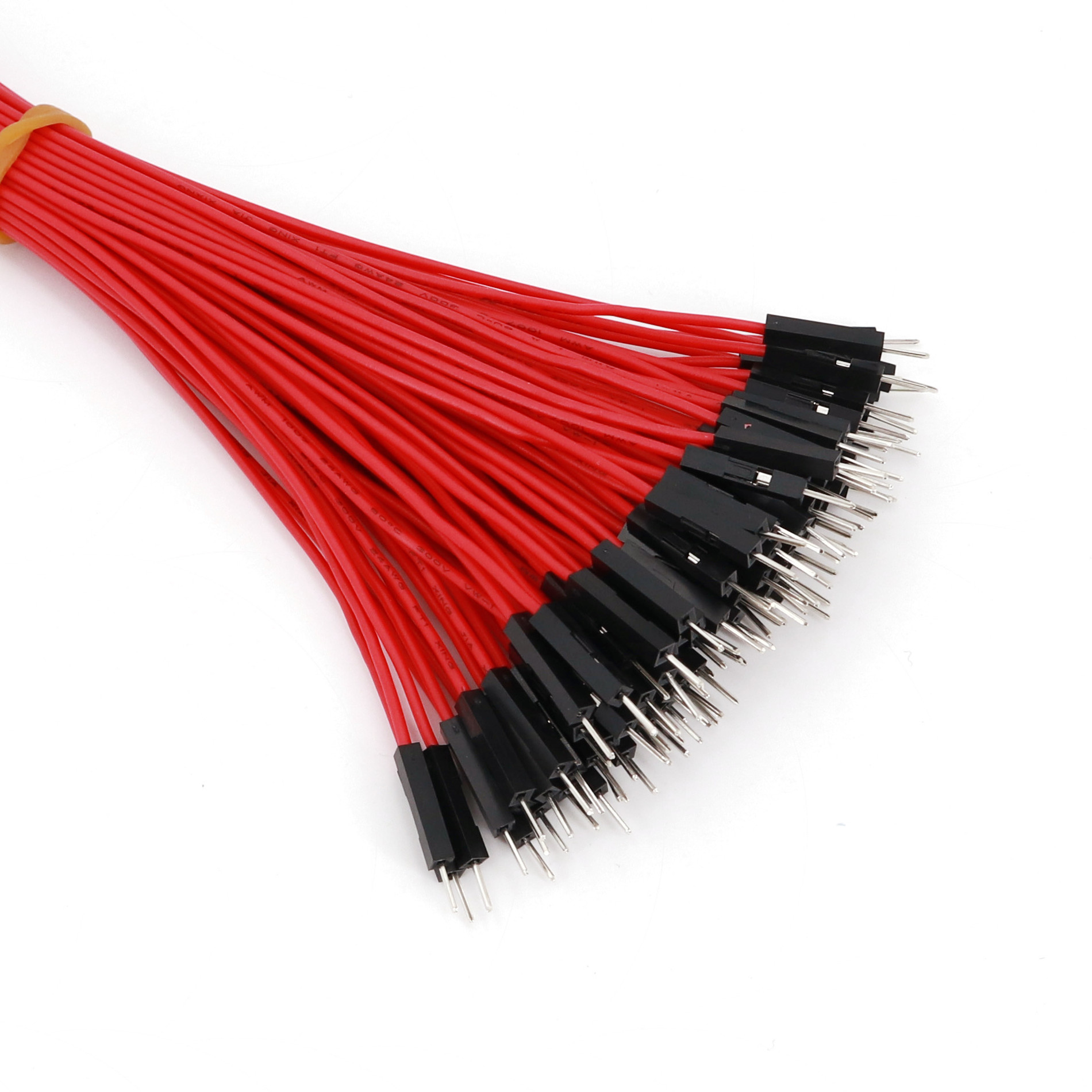200Pcs Red Black 1Pin 20cm Dup - огляд і ціна Arduino Diy Electronics