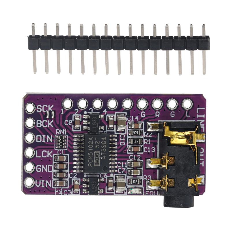 PCM5102 I2S DAC Decoder Board  - огляд і ціна Diy Audio Electronics Projects